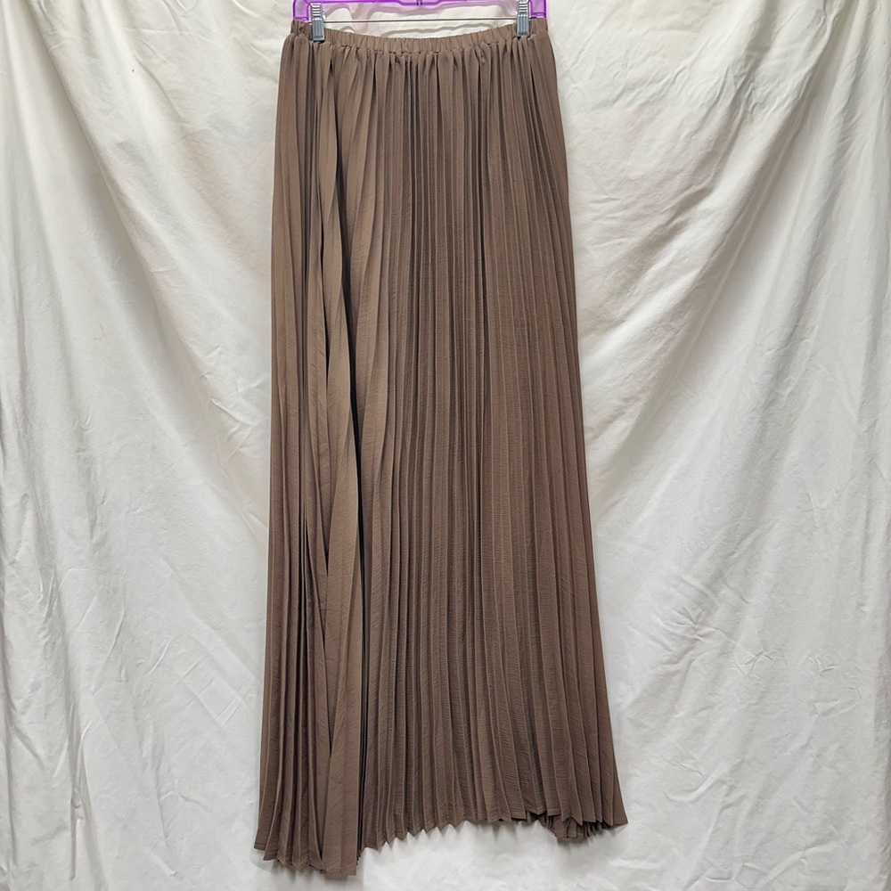 NWT Kabayare Tulle Light Grey Maxi Skirt Size Medium